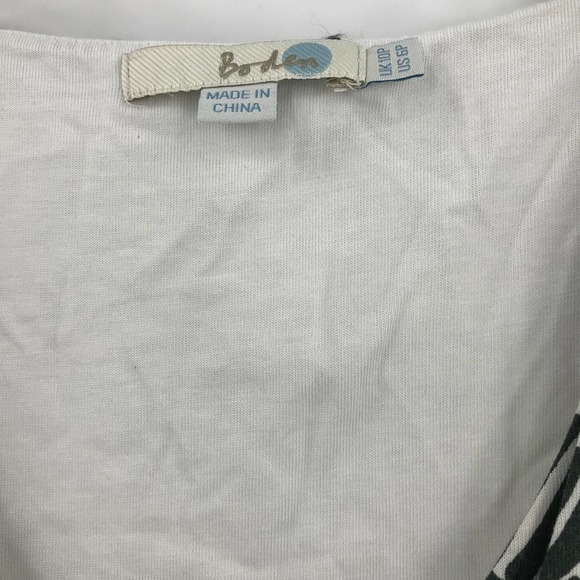 Boden Pretty Ruched Wrap Dress Green V-Neck - Picture 7 of 11